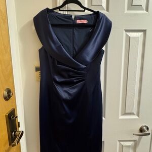 Eliza J Midnight Blue Midi Dress